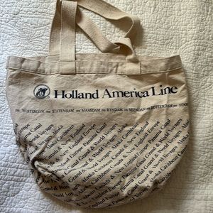 🛳️HOLLAND AMERICA LINE Cruise Ship Tote Bag